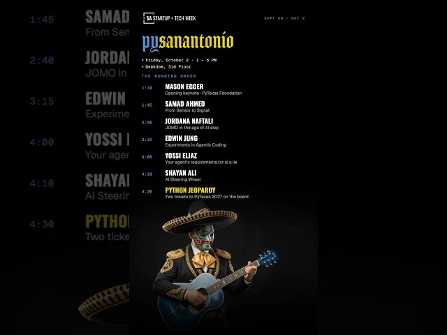 PySanAntonio II: San Antonio's Python conference returns Oct 2