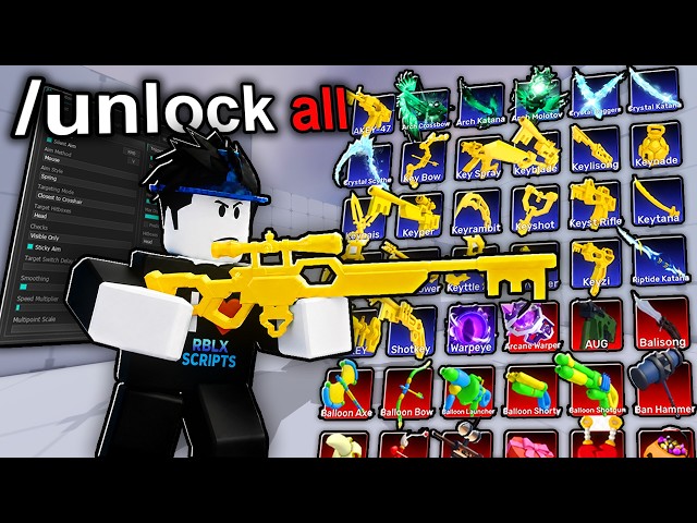 I Used HACKS To Unlock EVERYTHING in Roblox Rivals!