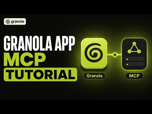 Granola App MCP Tutorial: Connect Notes to Claude (Full Tutorial)