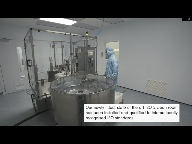 UK ISO 5 Aseptic filling facility | Sterile Filling Company | Contract Filling