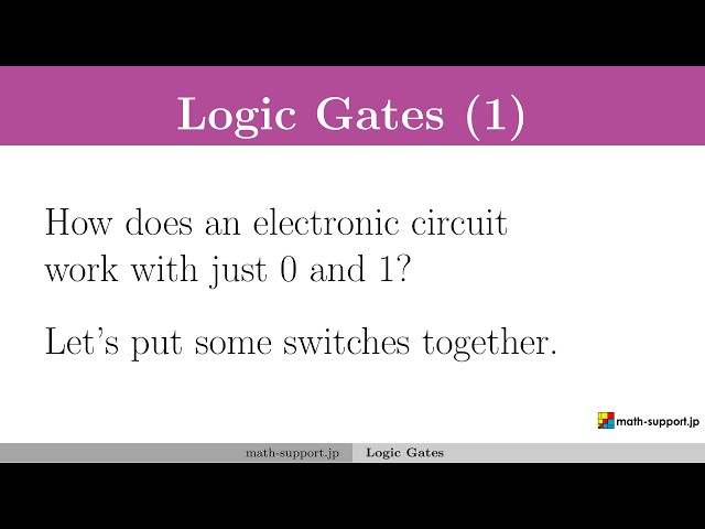AND, OR and NOT Explained with Switches | Logic Gates (1)