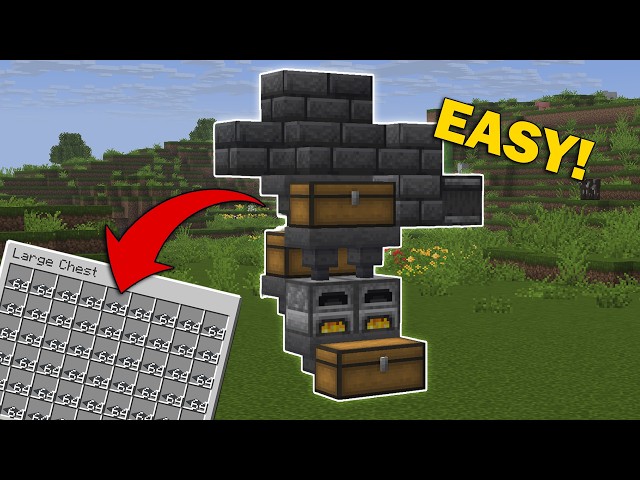 You Need This INFINITE Fuel Super Smelter  - Minecraft 26.4