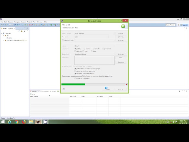 1 5 How to display message on console using eclipse