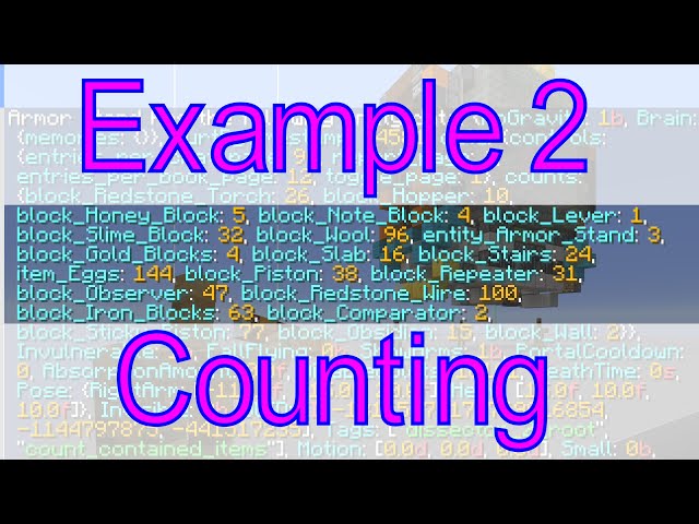 Redstone Commands: Episode 79 - Counting via Scan [Java Edition 1.21.8]