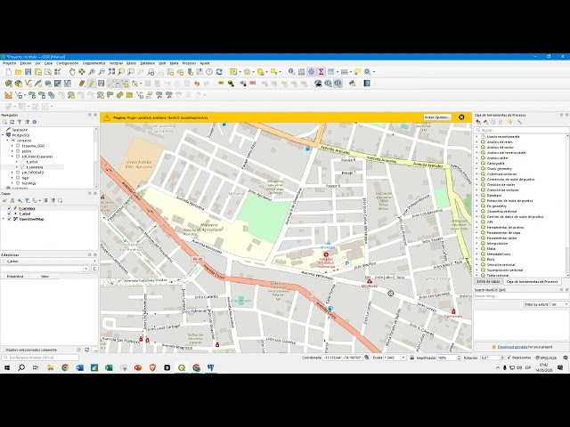 Insercion datos espaciales en QGIS y PostgreSQL