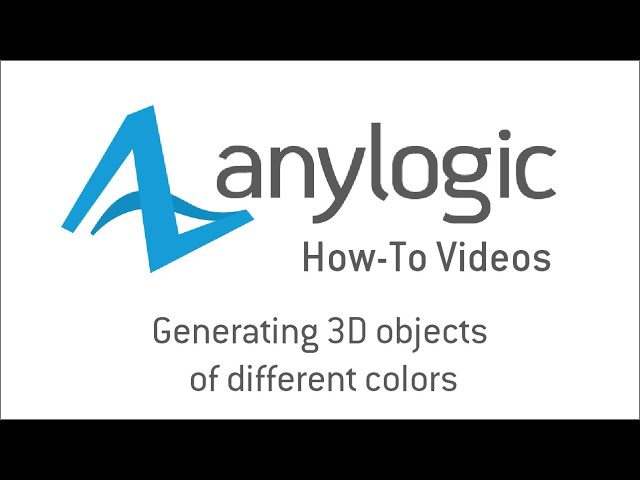 How to generate 3D objects of different colors