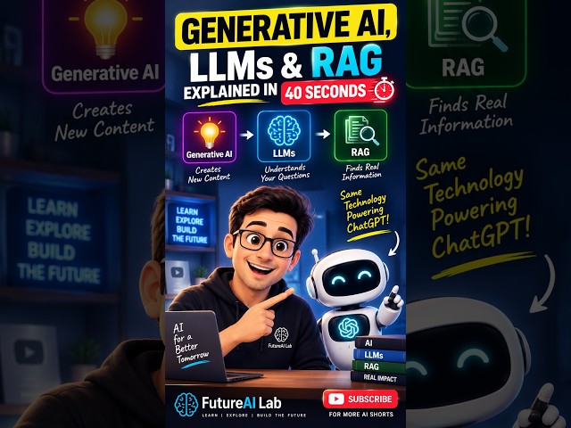 You Use AI Every Day… But Do You Know How It Works? | Generative AI + LLMs + RAG — Finally Explained