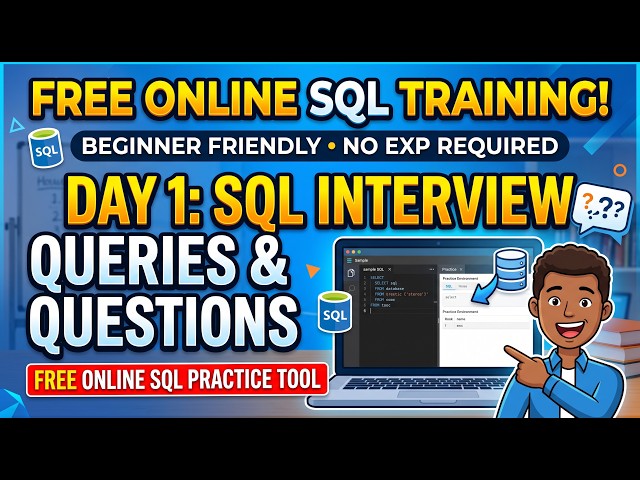 Basic SQL training for Business Analyst | BA SQL interview Questions and queries | Day 1