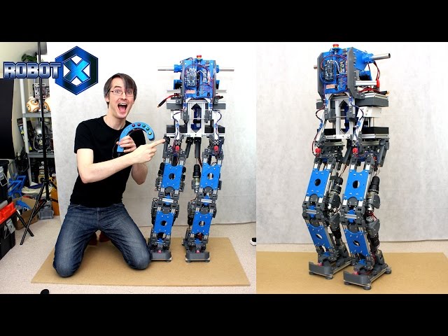 Building Robot X #4 | Electronics & First Tests | James Bruton