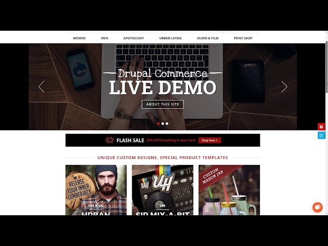 Drupal Commerce Demo Preview
