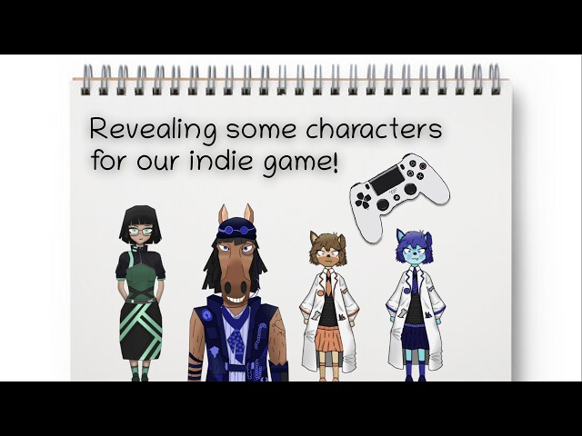 Revealing characters for our upcomming indie game!