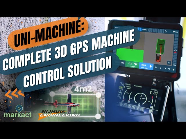 UNI-Machine: Complete 3D GPS Machine Control for Any Excavator