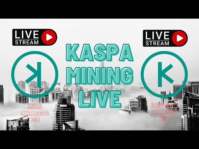 KASPA Mining LIVE #crypto #gpumining