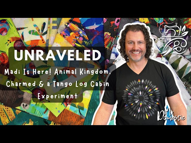 Madi Is Here! Animal Kingdom, Charmed & a Tango Log Cabin Experiment