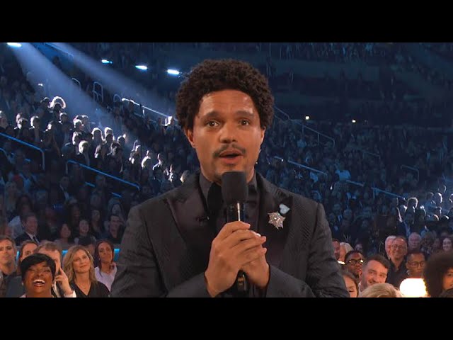GRAMMYs 2025: Trevor Noah Jokes About Donald Trump, Taylor Swift and More in Monologue