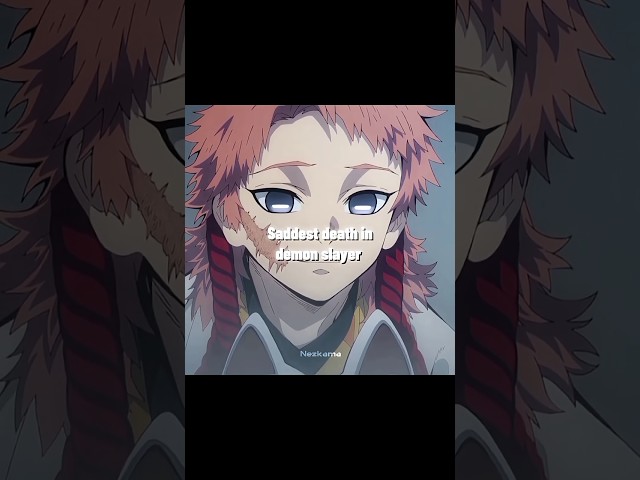 Saddest death in demon slayer 😢 #anime #demonslayer #kny #knyedits #animeedit #shorts