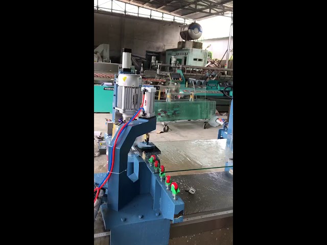 Pneumatic Manual Glass Chamfering Machine, Glass Pencil Edging Machine