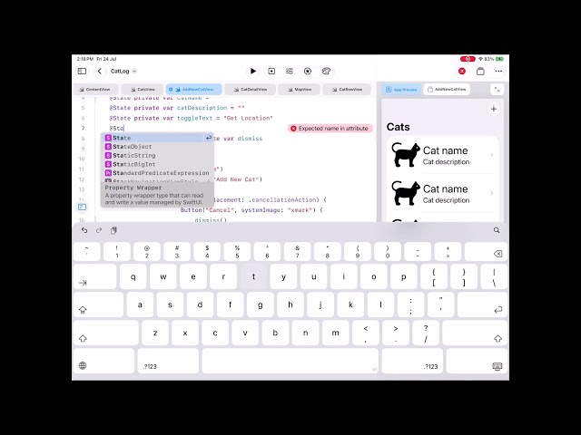SwiftUI for Beginners — First Edition | 5. Modify App Screens