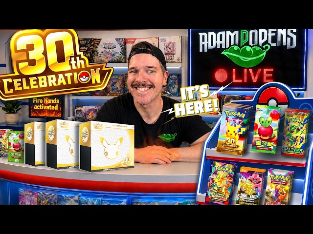 🔴 [LIVE SHOP] Thursday Night Peas | Pokemon 30th Celebration Is Here! + MORE!