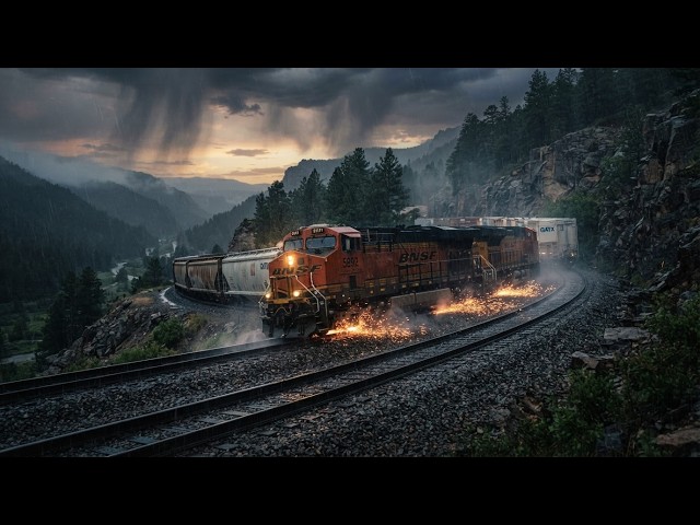 🚂 HOW TRAIN BRAKES STOP THOUSANDS OF TONS | MECHANICAL EXPLAINER
