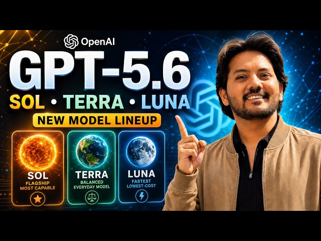 GPT 5.6 : Sol, Terra, Luna