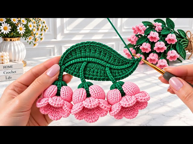 How to Crochet a Stunning 3D Flower 🌸 | Easy Crochet Flower Tutorial