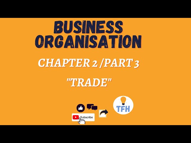 B.Com 1st year/semester 1/Business Organisation/chapter 2/PART 3/TRADE #Tuitionfromhome #tfh