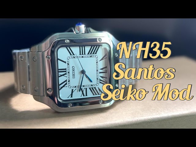 Seiko Mod Santos Homage Build | NH35 Automatic