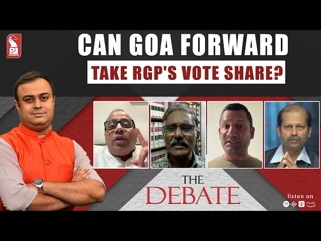 Can Goa Forward take RGP's vote share? | The Debate | Prudent | 130726