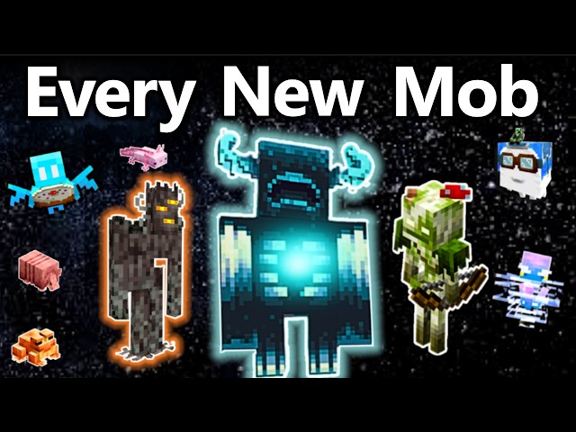EVERY New Minecraft Mobs Explained (1.17 - 26.3) | Warden, Ghast, Creaking and many more!