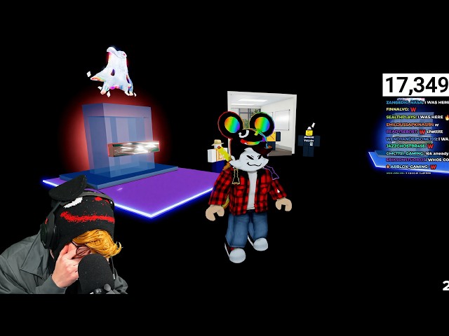 KreekCraft's reaction to beating THE HUNT Roblox 20.. (FINAL PUZZLE)