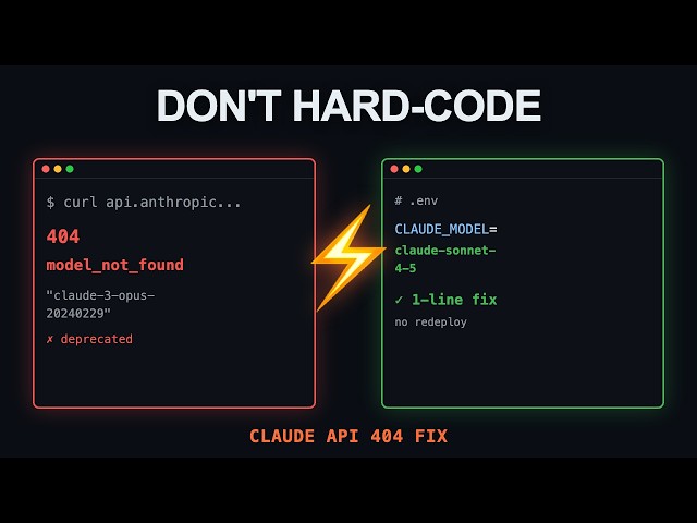 Stop Hard-Coding Claude Model IDs (404 Fix).