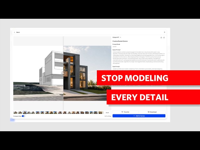 AI Rendering for SketchUp with Spacely AI