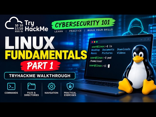 #001 - Linux Fundamentals Part 1 | TryHackMe Cybersecurity 101 Walkthrough