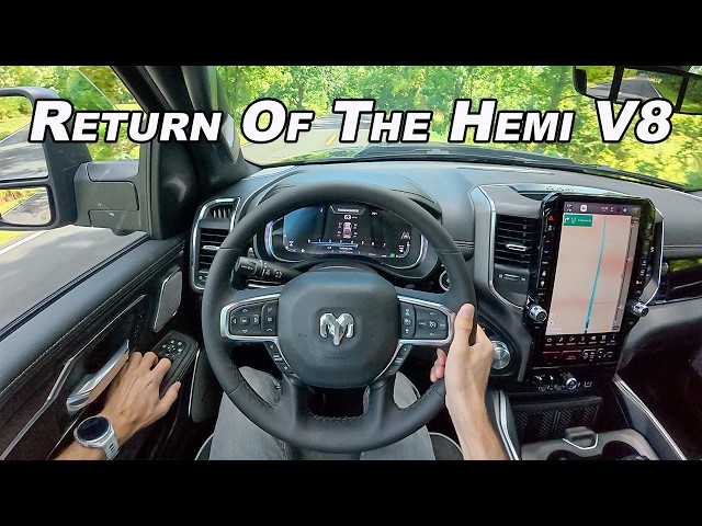 2026 Ram 1500 Hemi V8 - Redlining The Snarling American Icon (POV Driving Review)