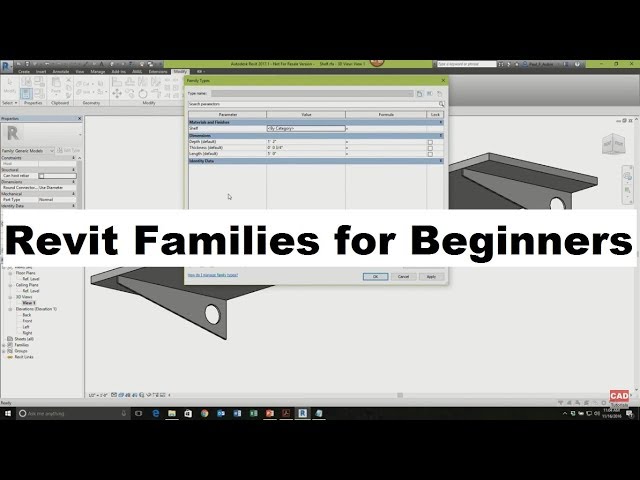 Revit Family Tutorials for Beginners Complete