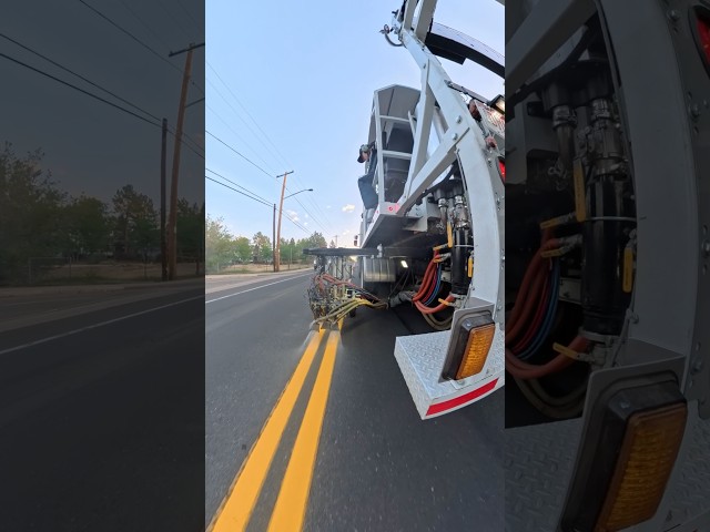 Road Striping Across Arvada