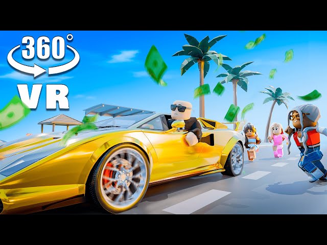 360° VR - YOU'RE a BILLIONAIRE (Roblox RP)
