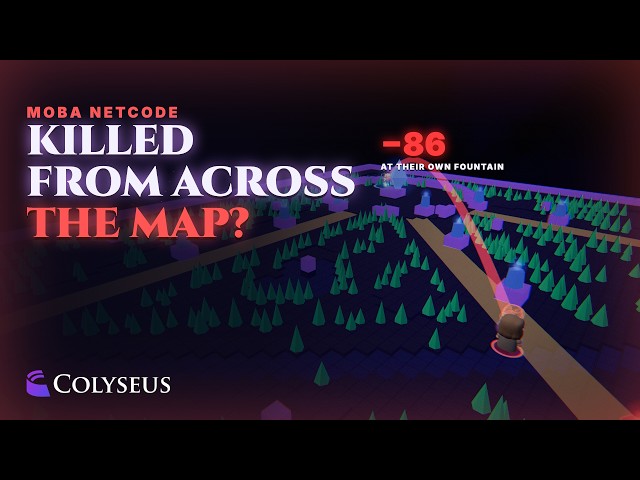 How Multiplayer Games Hide Lag - MOBA Netcode Explained