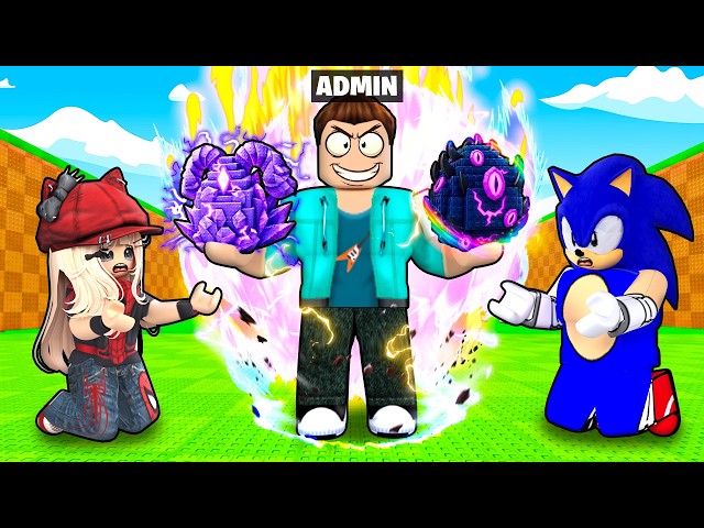I BECAME ADMIN TO TROLL NOOBS IN STEAL AN EGG ROBLOX !!