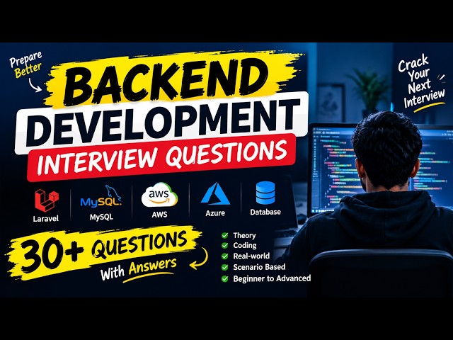 Backend Developement Interview question