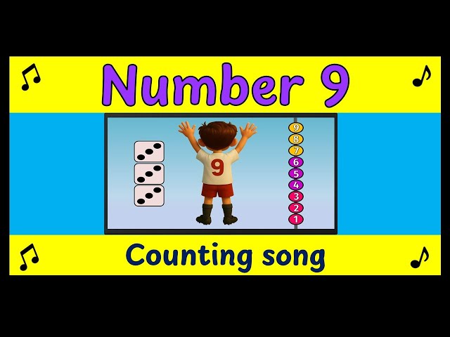 Number 9 Song | Learn the Number 9 | Classroom Maths Music for Kids 🎵
