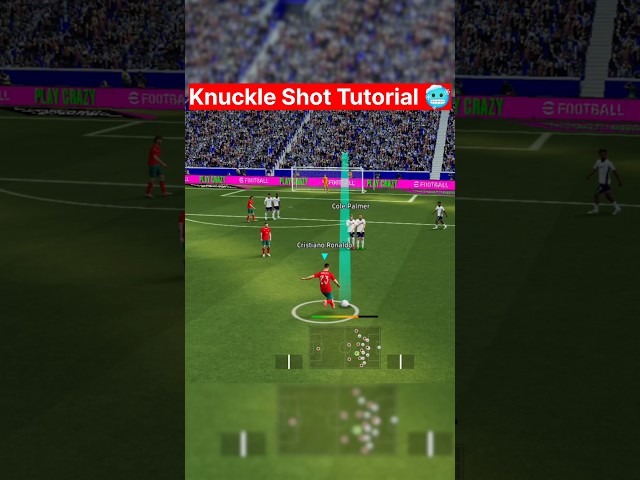 How to Do Knuckle Shot Free Kick ⚽ eFootball 26 Tutorial #shorts