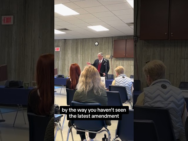 Republican Representative Discussing His Book Banning Bill