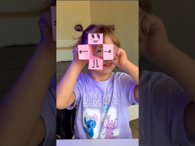 This Paper Toy Actually Dances! 😱 DIY Magic Craft #shorts #viral #diyforkids #kidsart