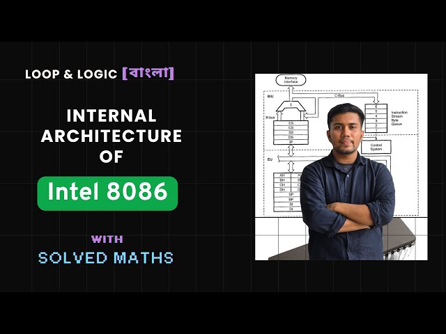 Complete 8086 Internal Architecture Tutorial | BIU, EU, Registers, Memory Segmentation