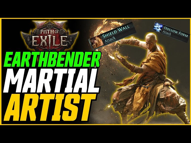 The Strongest Build Everyone Missed! // Path of Exile 2 Shield Wall Martial Artist (Eathbender)