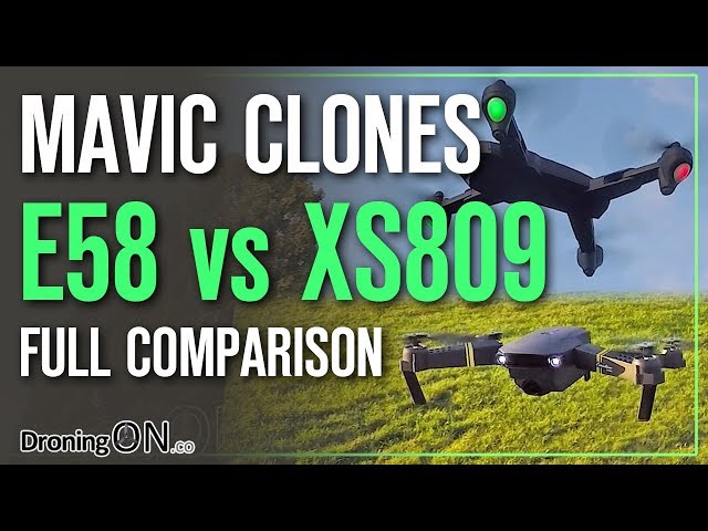 Eachine E58 vs Visuo XS809HW - Which To Buy?