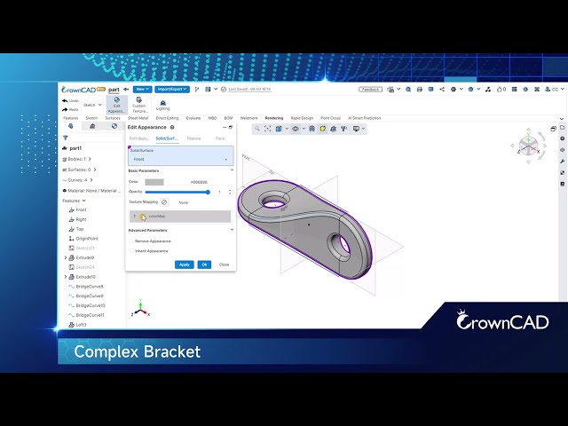 Master Complex Part Modeling in CrownCAD