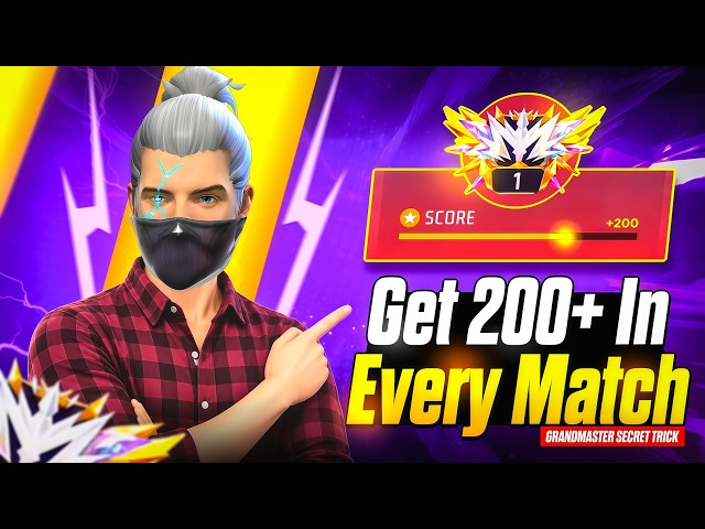 Get 200+ In Every BR Rank Match 🚀 | Secret Of Grandmaster Players 🔥 | New Strategy